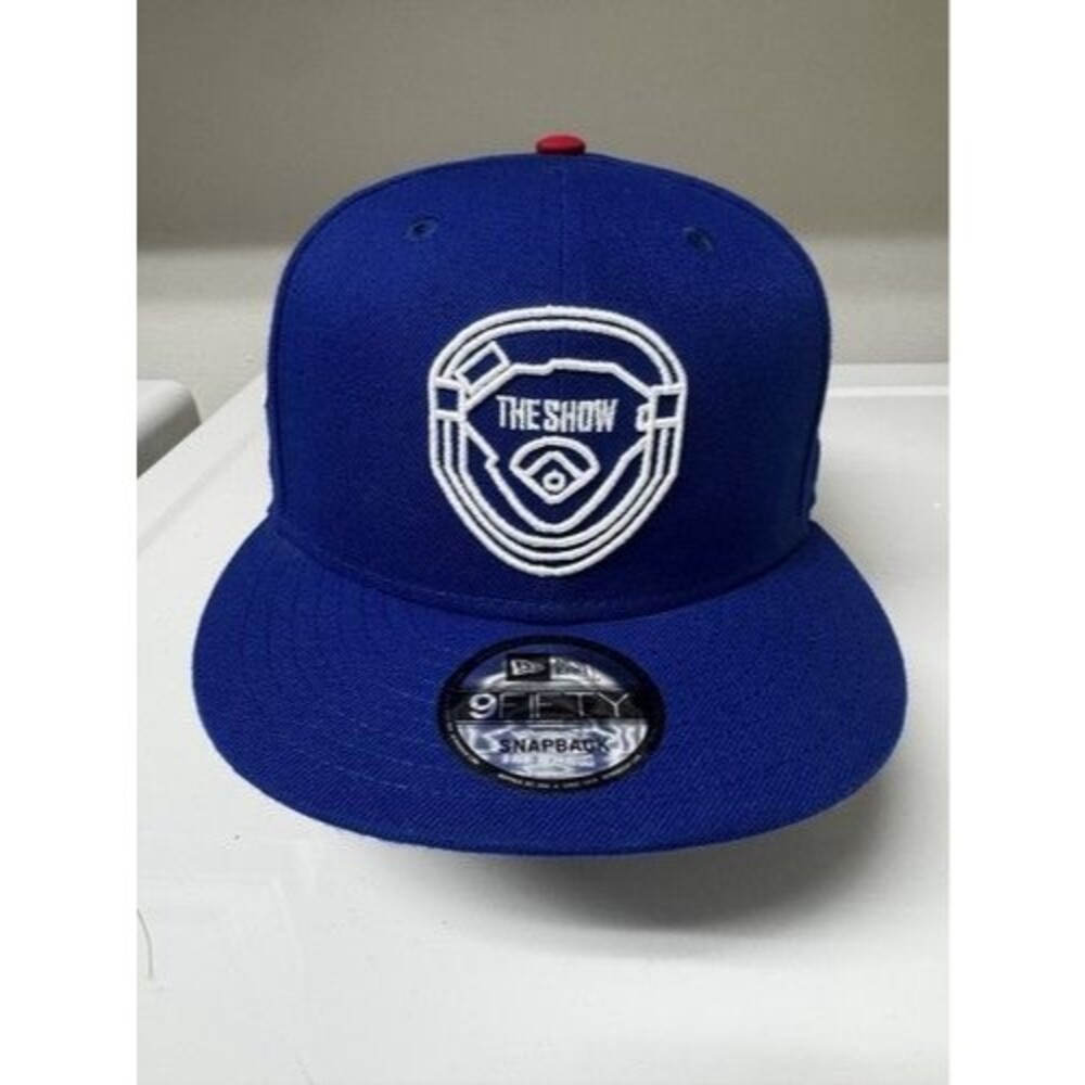 MLB The Show 15th Anniversary New Era 9FIFTY Snapback Hat Blue Cap EUC!